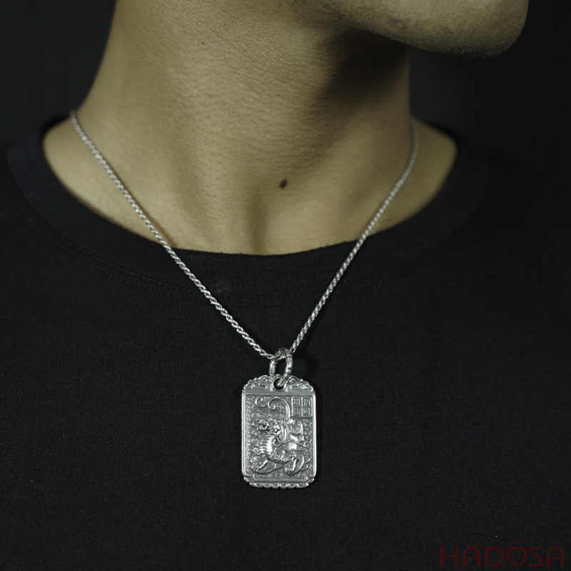 Mặt dây chuyền bạc Thái Kỳ Lân