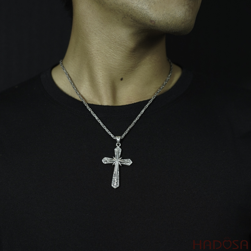 Mặt dây chuyền bạc Thánh giá