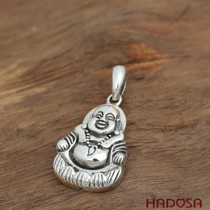 Mặt dây chuyền bằng bạc Phật di lạc