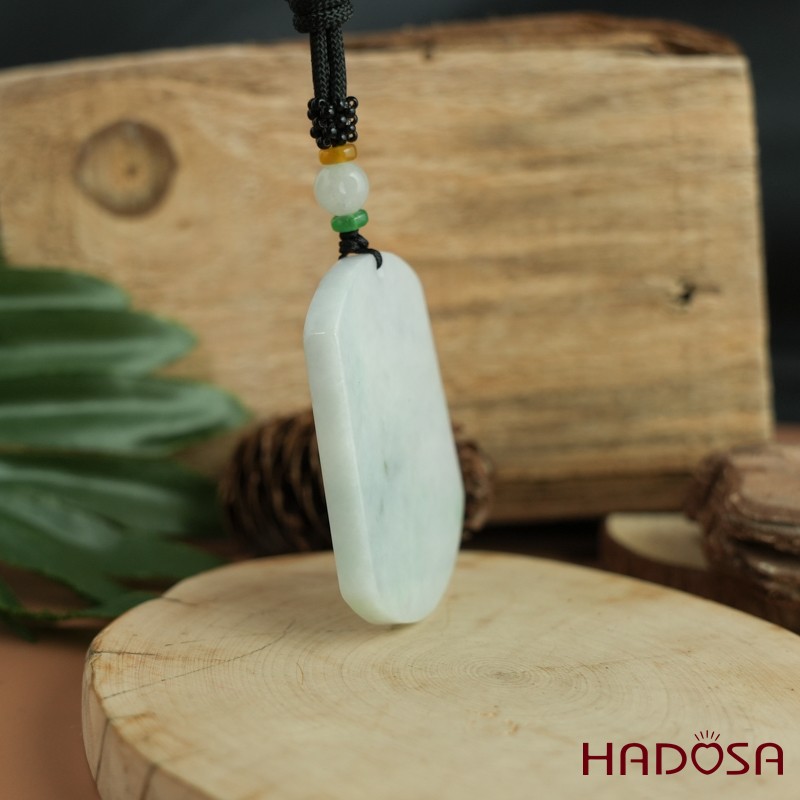 Mặt dây chuyền Vô sự Bài Đậu Chủng 53x42x6mm