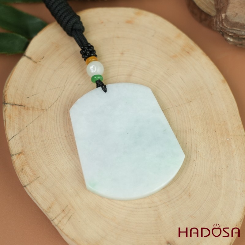 Mặt dây chuyền Vô sự Bài Đậu Chủng 53x42x6mm