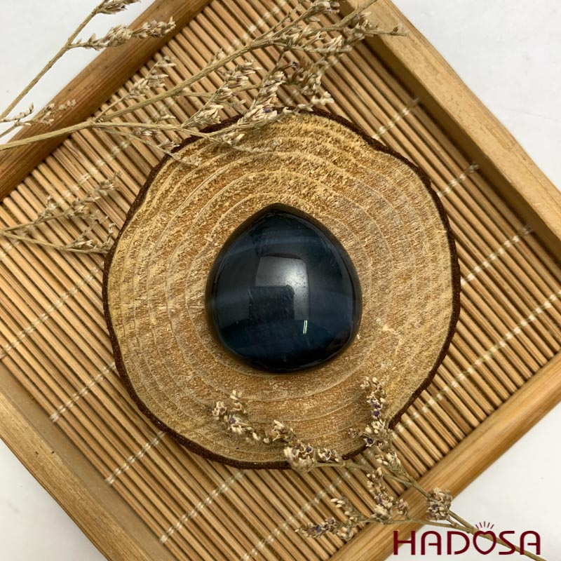 Mặt dây chuyền Mắt Hổ Xanh Đen