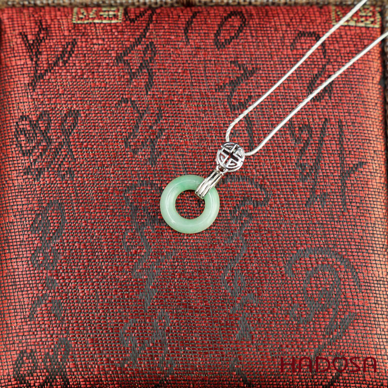 Mặt dây chuyền đồng điếu Ngọc Cẩm Thạch 13mm