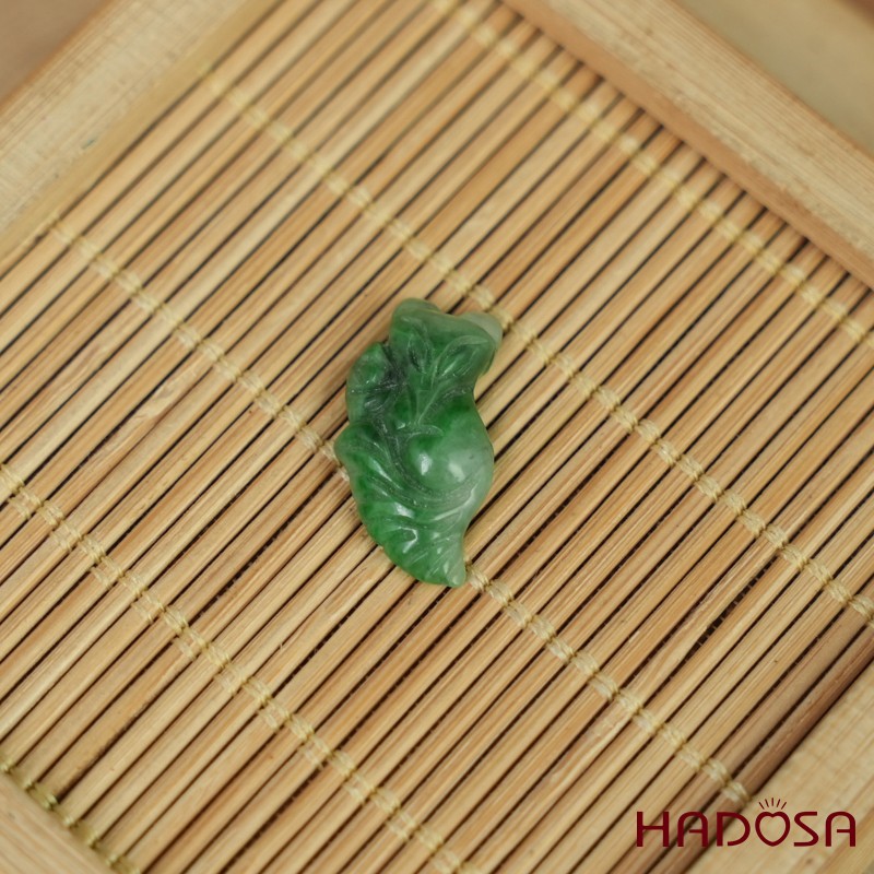 Mặt Hồ Ly cẩm thạch Cửu vĩ HADOSA