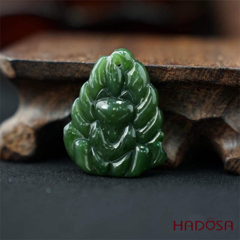 Mặt Cửu Vĩ Hồ Ngọc Bích HADOSA