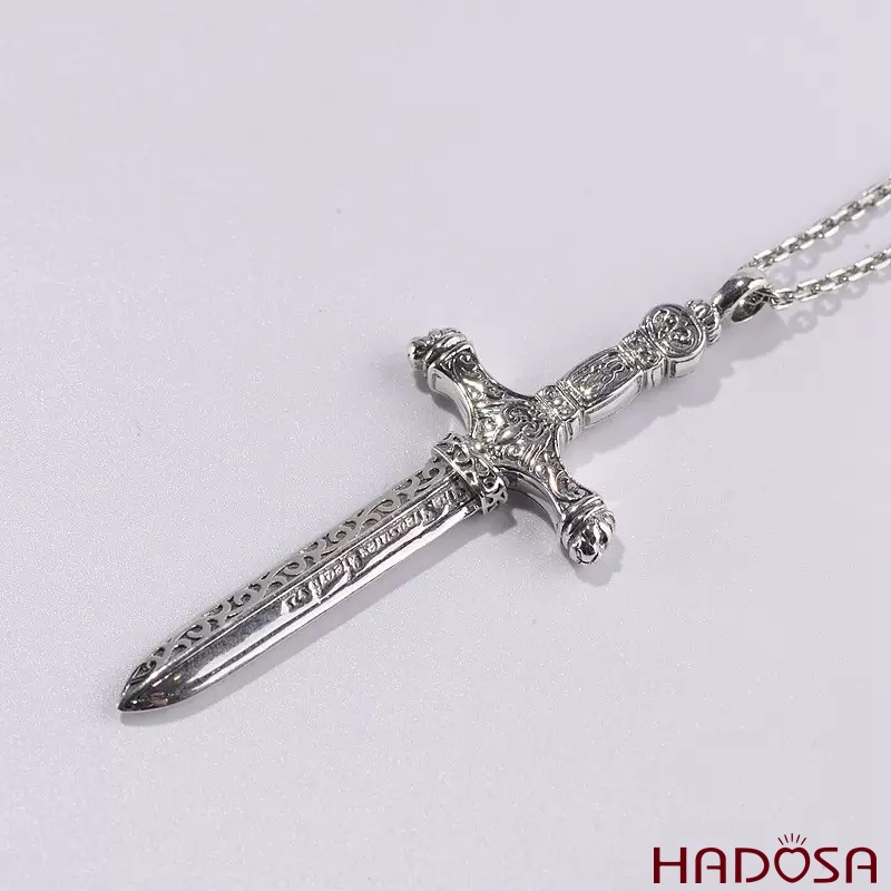 Mặt Dây Chuyền Thanh Kiếm Nam  Huyền Học Phong Ấn