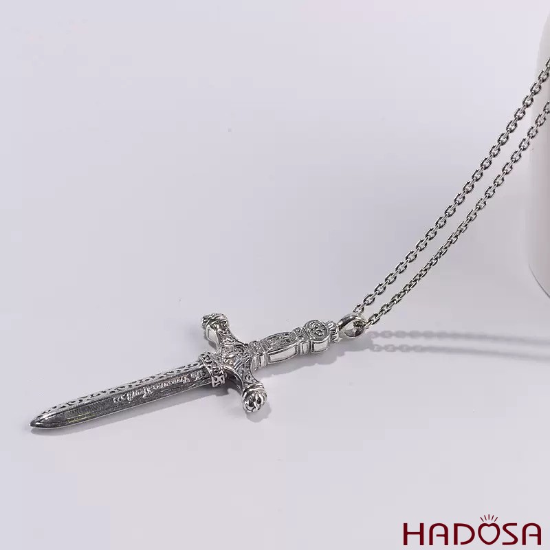 Mặt Dây Chuyền Thanh Kiếm Nam  Huyền Học Phong Ấn