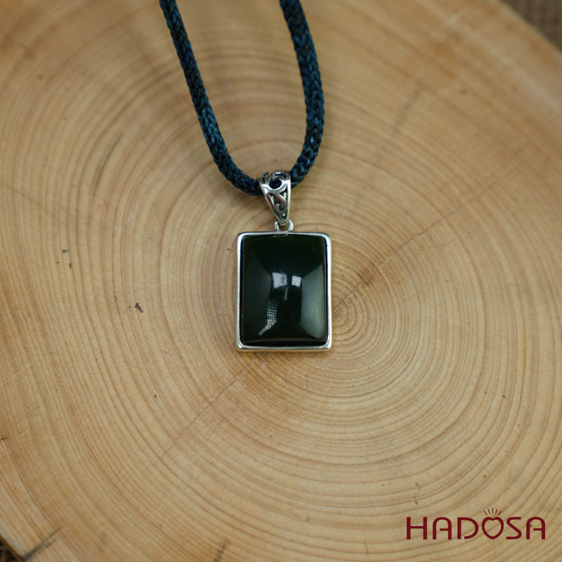 Mặt Ngọc Bích chữ nhật 13x17mm cao cấp