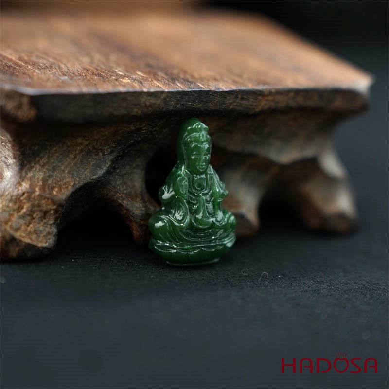 Mặt dây chuyền Ngọc Bích Phật Quan Âm