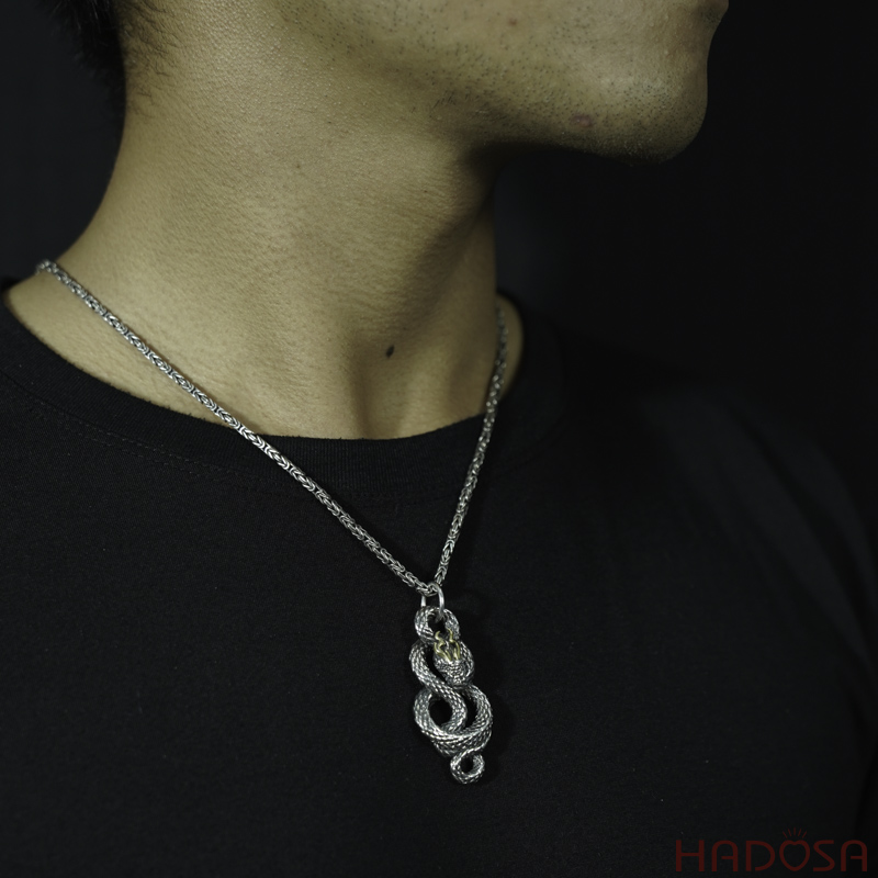 Mặt dây chuyền Rồng bạc Thái