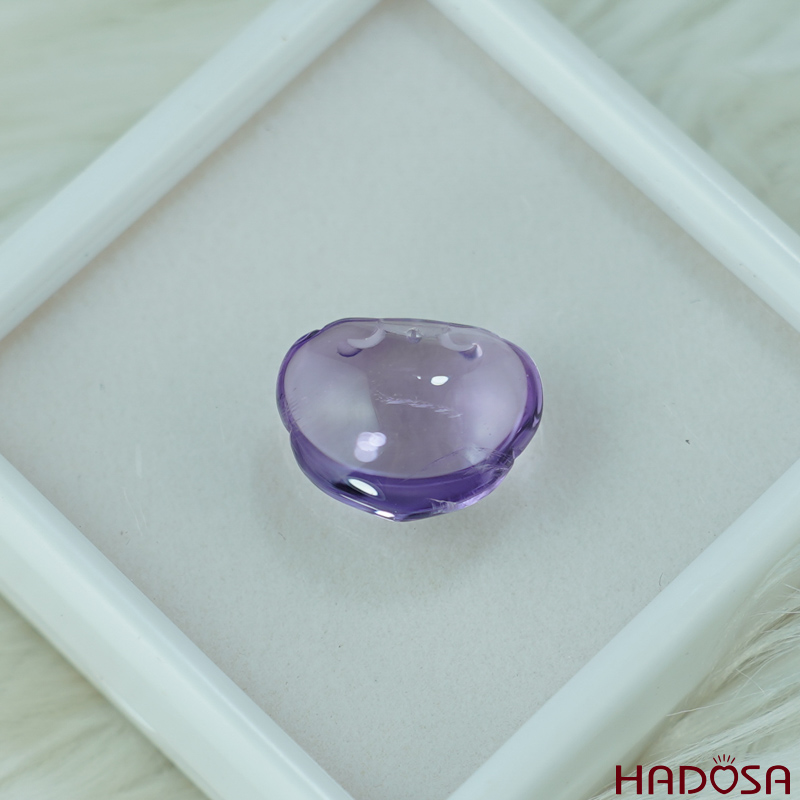 Mặt dây chuyền Khóa Trường Thọ thạch anh tím