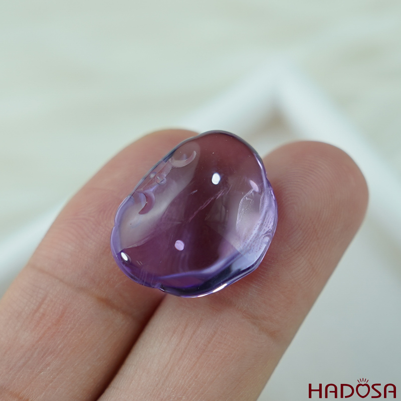 Mặt dây chuyền Khóa Trường Thọ thạch anh tím