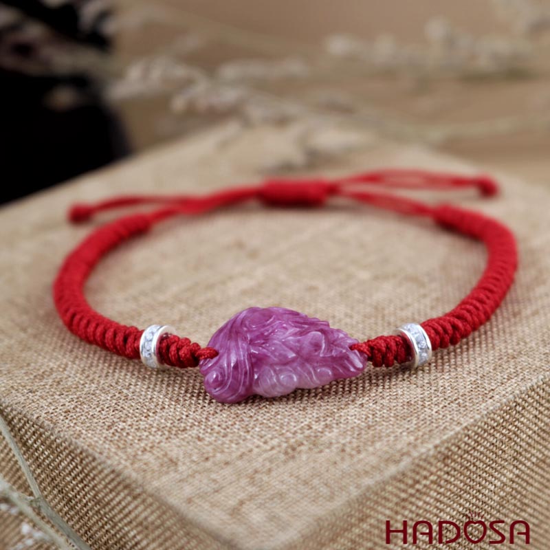 Vòng phong thủy Hồ Ly Ruby