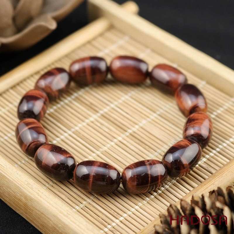 Mắt Hổ nâu đỏ lu thống 12*16mm chuẩn 5A