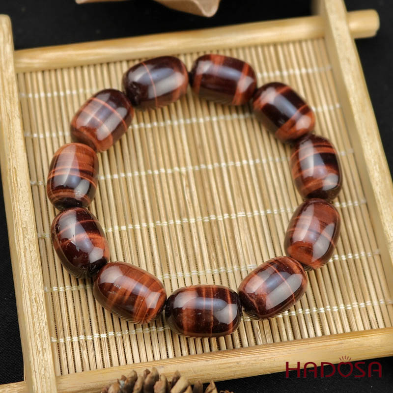 Mắt Hổ nâu đỏ lu thống 13x18mm chuẩn 5A