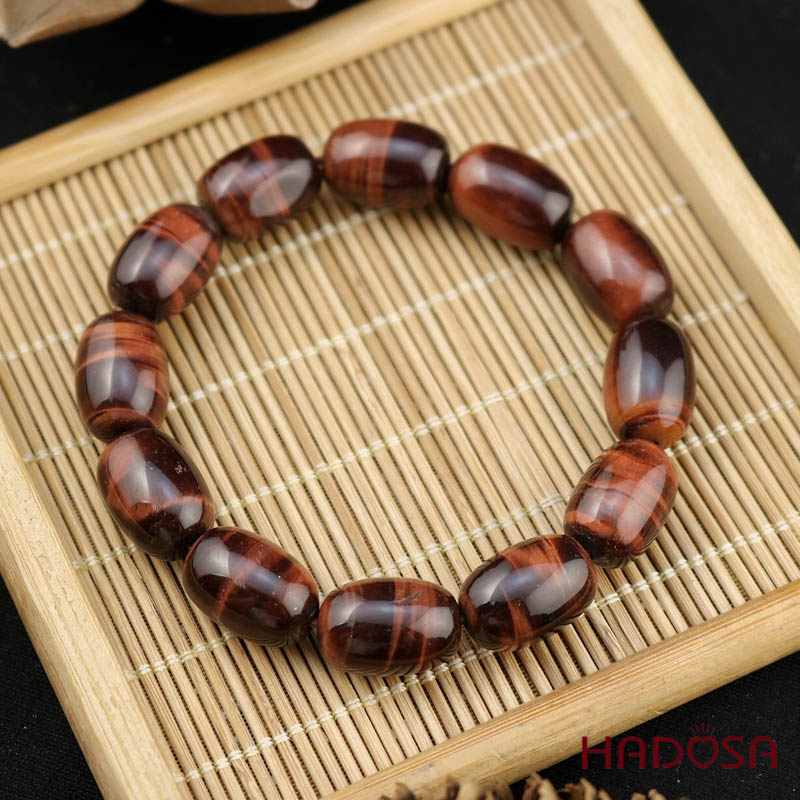 Mắt Hổ nâu đỏ lu thống 12*16mm chuẩn 5A