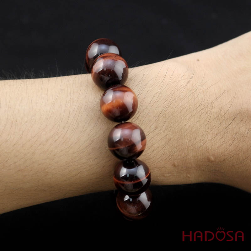 Mắt Hổ nâu đỏ 16mm chuẩn 5A