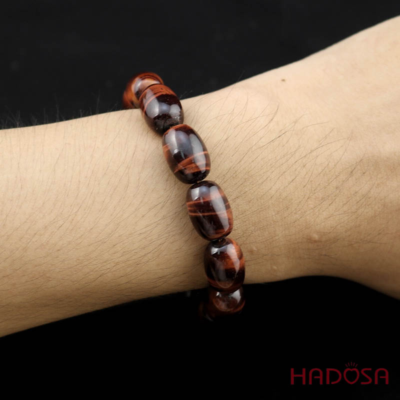 Mắt Hổ nâu đỏ lu thống 12*16mm chuẩn 5A