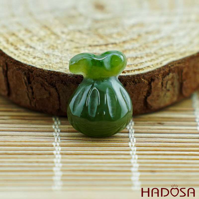 Túi tiền 18*15mm Ngọc bích 5A