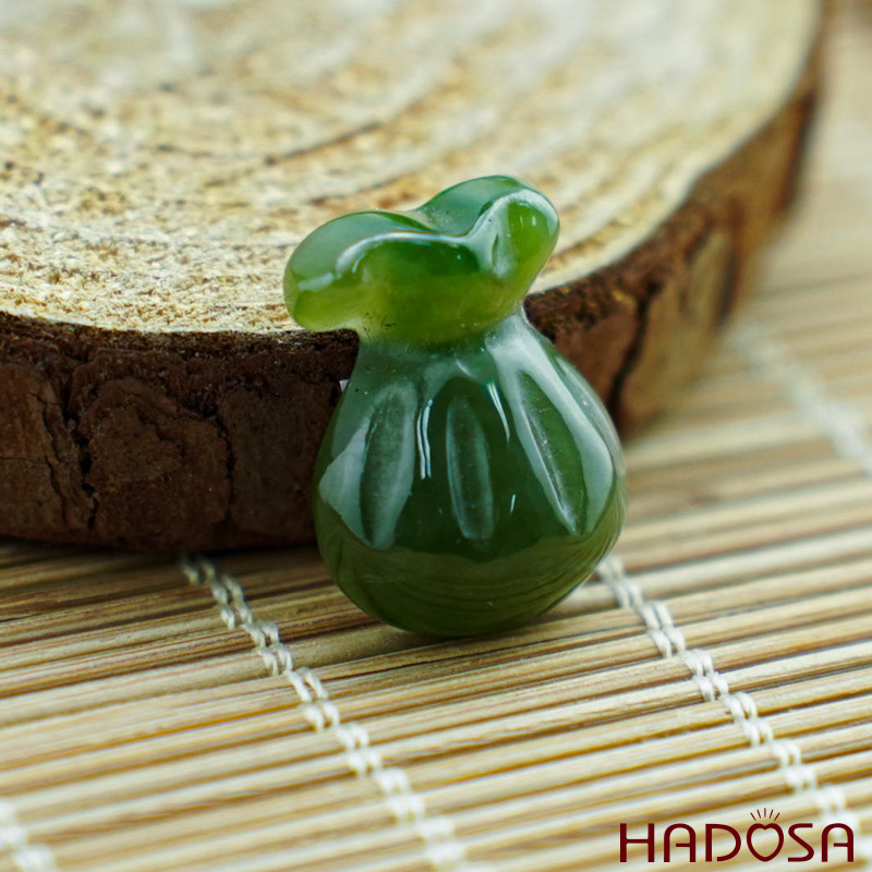 Túi tiền 18*15mm Ngọc bích 5A