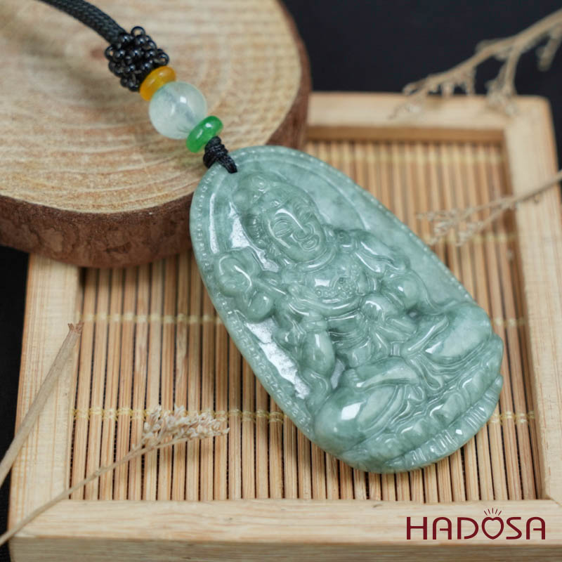 Mặt Ngọc Cẩm Thạch A Đại Thế Chí Bồ Tát (Ngọ) 50mm