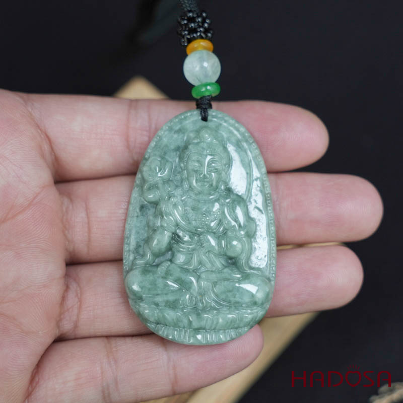 Mặt Ngọc Cẩm Thạch A Đại Thế Chí Bồ Tát (Ngọ) 50mm