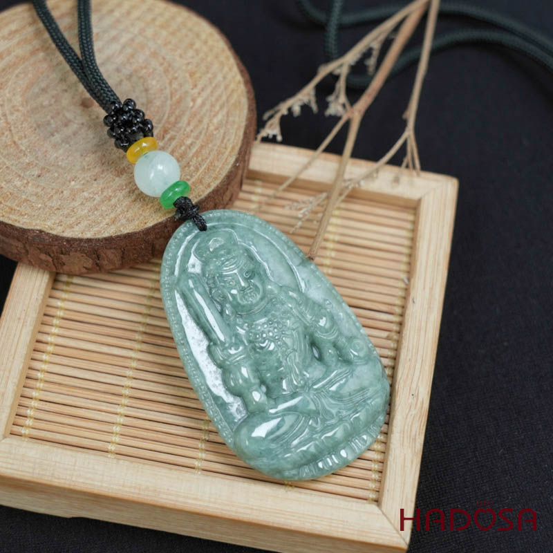 Mặt Ngọc Cẩm Thạch A Phật Bất Động Minh Vương (Dậu) 50mm