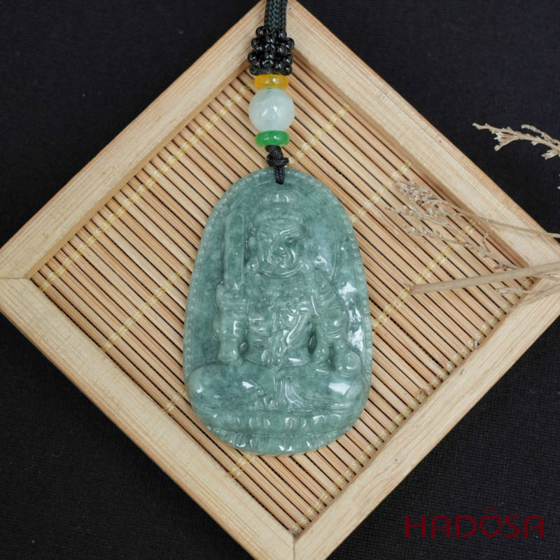 Mặt Ngọc Cẩm Thạch A Phật Bất Động Minh Vương (Dậu) 50mm