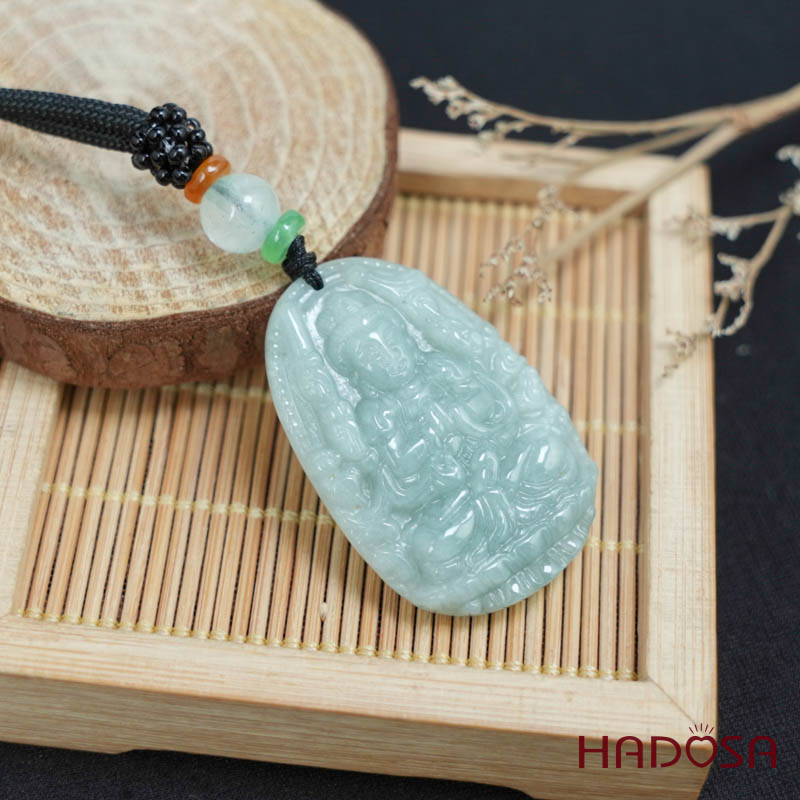 Mặt Ngọc Cẩm Thạch A Thiên Thủ Thiên Nhãn (Tý) 38mm