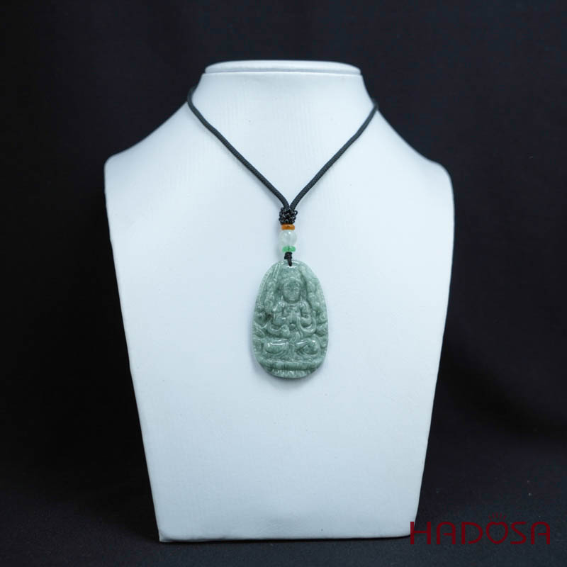 Mặt Ngọc Cẩm Thạch A Thiên Thủ Thiên Nhãn (Tý) 50mm