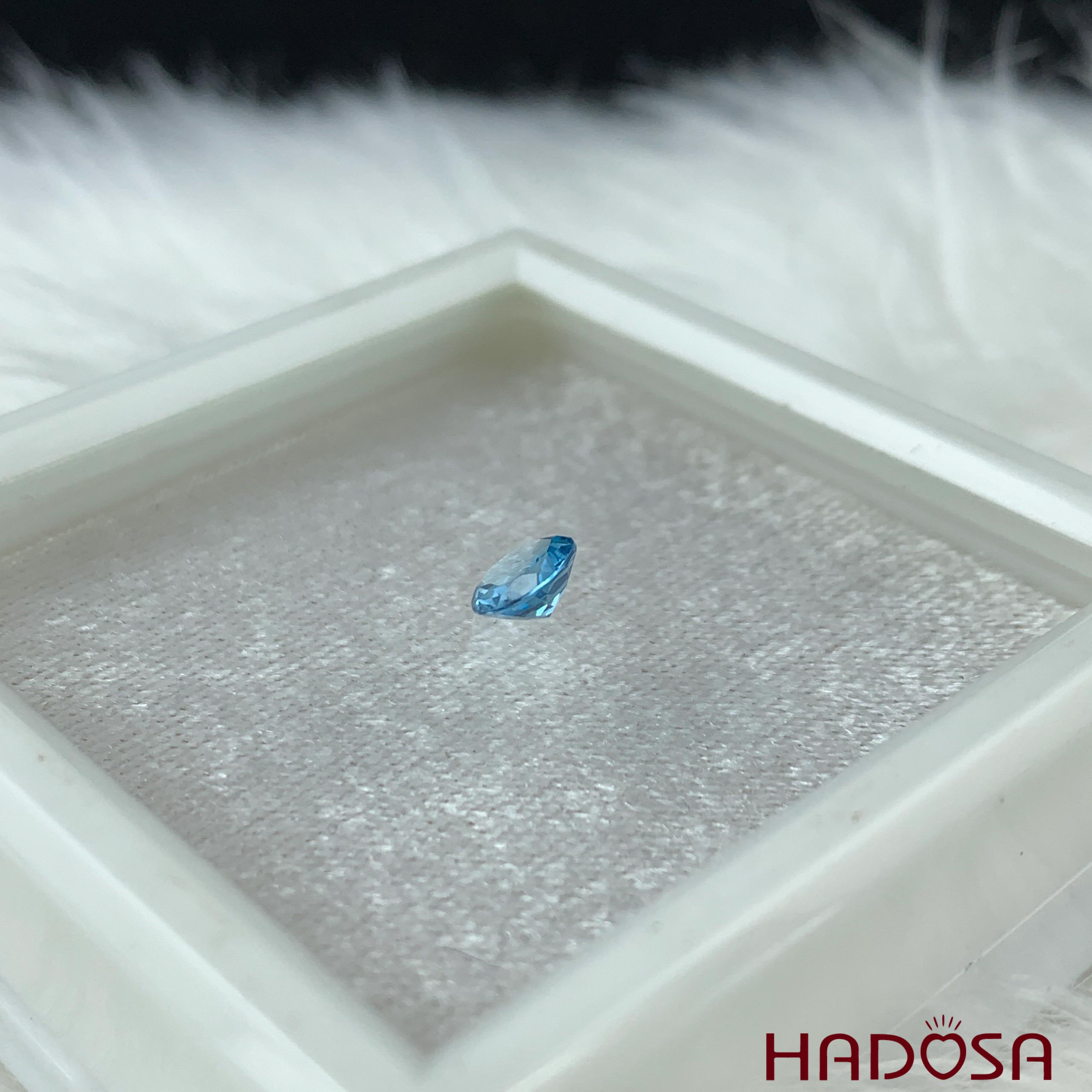 Mặt Swiss Topaz tròn 5mm