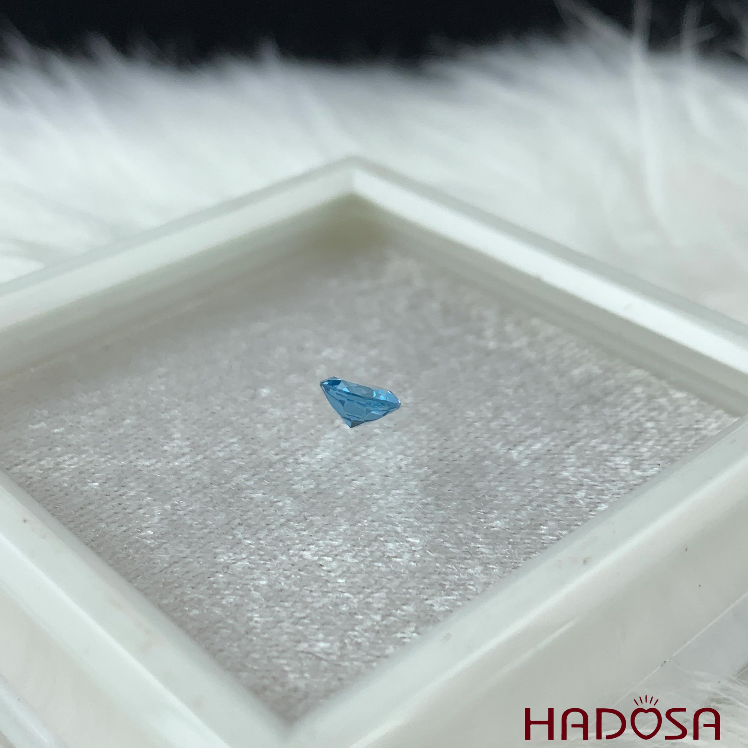 Mặt Swiss Topaz tròn 5mm