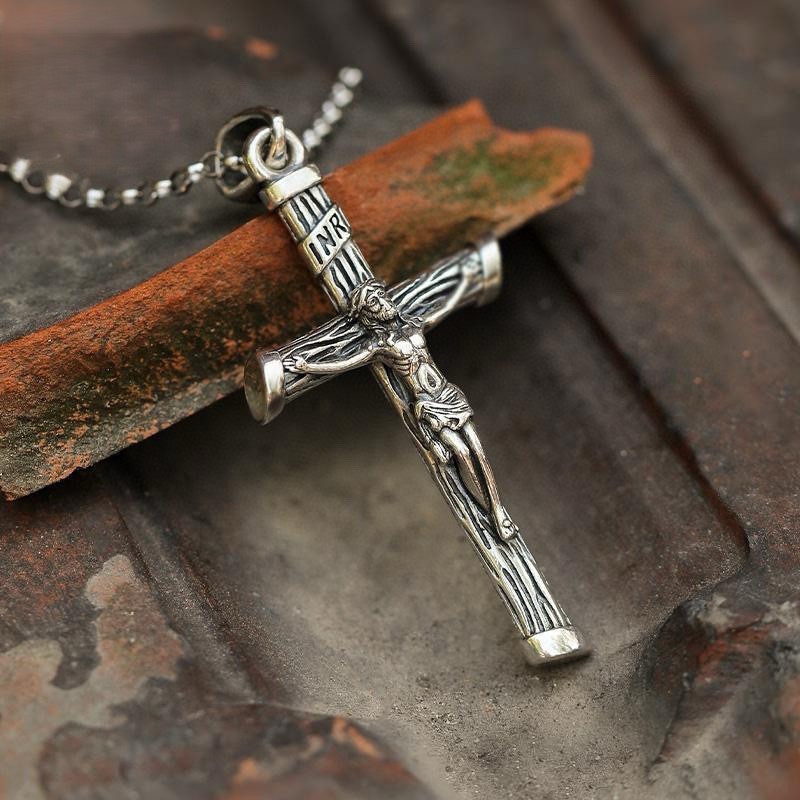 Mặt dây chuyền Thánh giá Chúa Giêsu 34*54mm