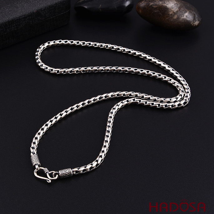 Vòng cổ nam chất bạc Thái