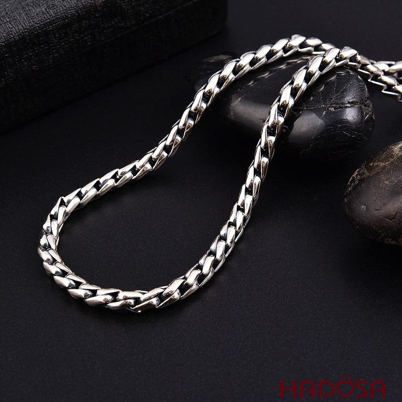 Vòng cổ nam chất bạc Thái