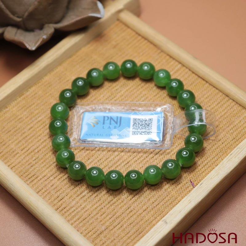 Vòng Ngọc Bích Canada 8mm cao cấp