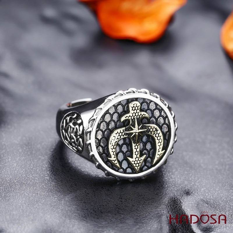 Nhẫn bạc cây đinh 3 Trident Of Neptune