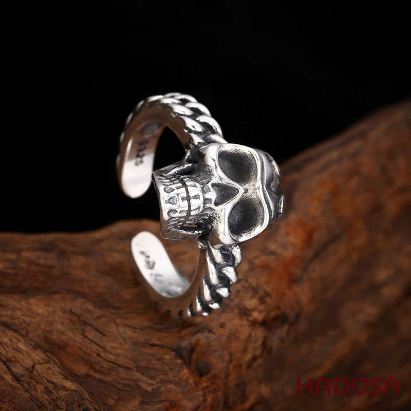 Nhẫn bạc đầu lâu Skull Ring