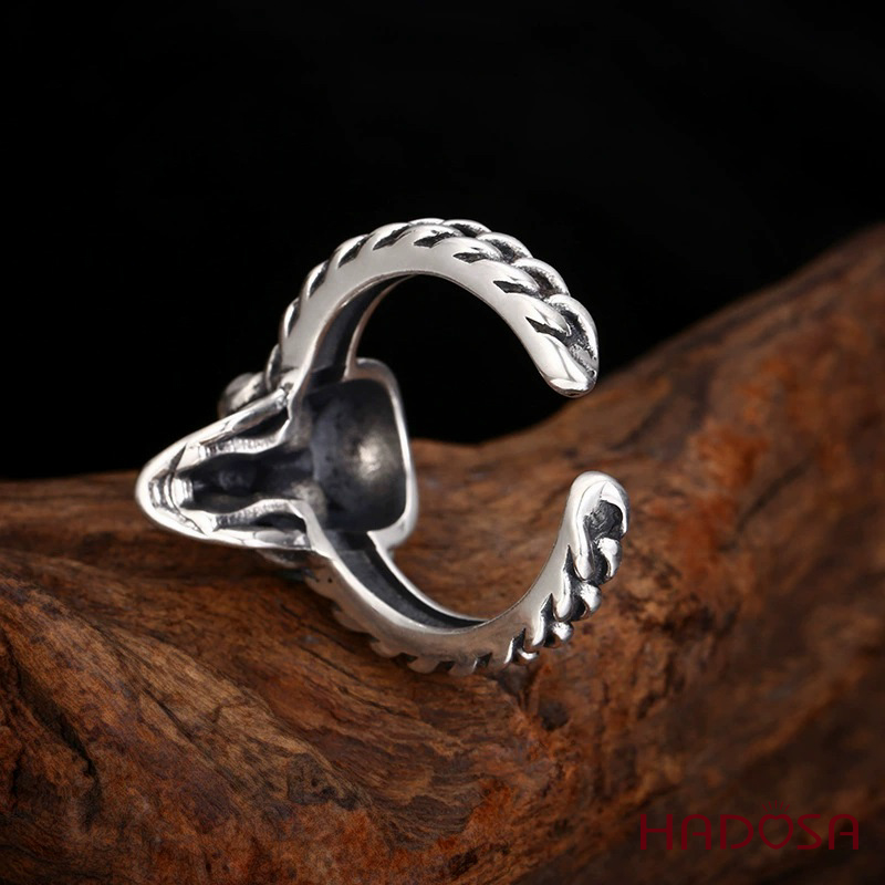 Nhẫn bạc đầu lâu Skull Ring