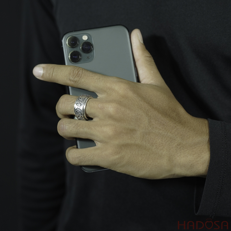 Nhẫn bạc nam tứ linh bạc Thái cao cấp