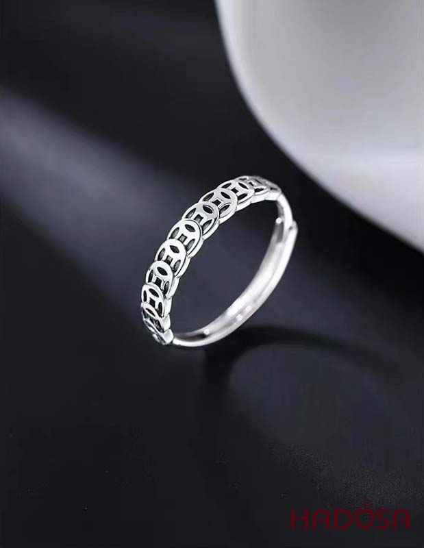 Nhẫn Bạc Nữ Kim Tiền