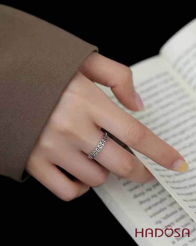 Nhẫn Bạc Nữ Kim Tiền
