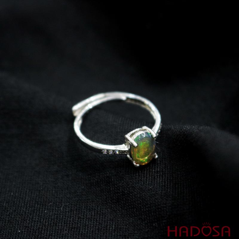 Nhẫn Opal bạc 925