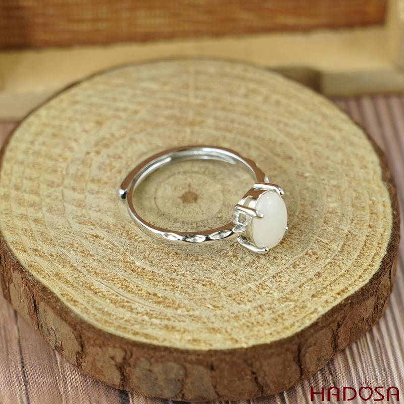 Nhẫn Opal 7*9mm bạc 925