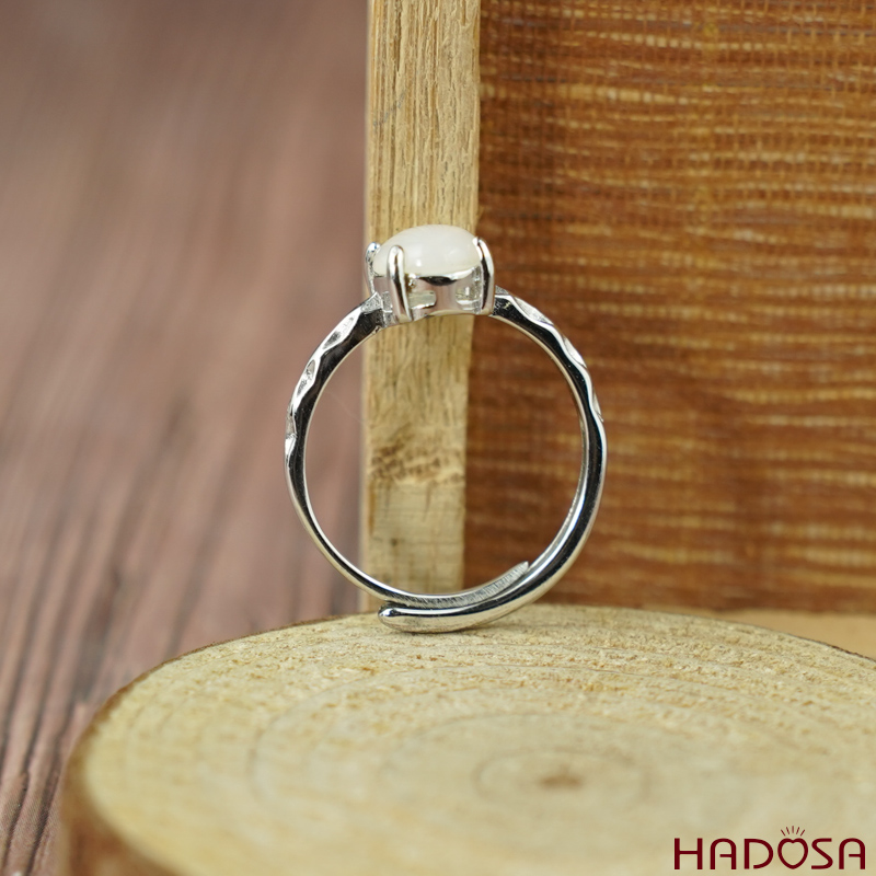 Nhẫn Opal 7*9mm bạc 925