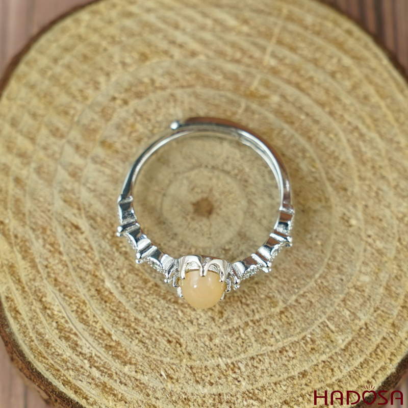 Nhẫn Opal 5*7mm bạc 925