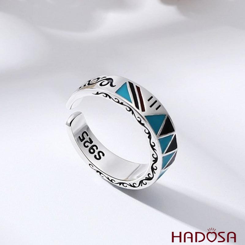 Nhẫn bạc nam bạc Thái