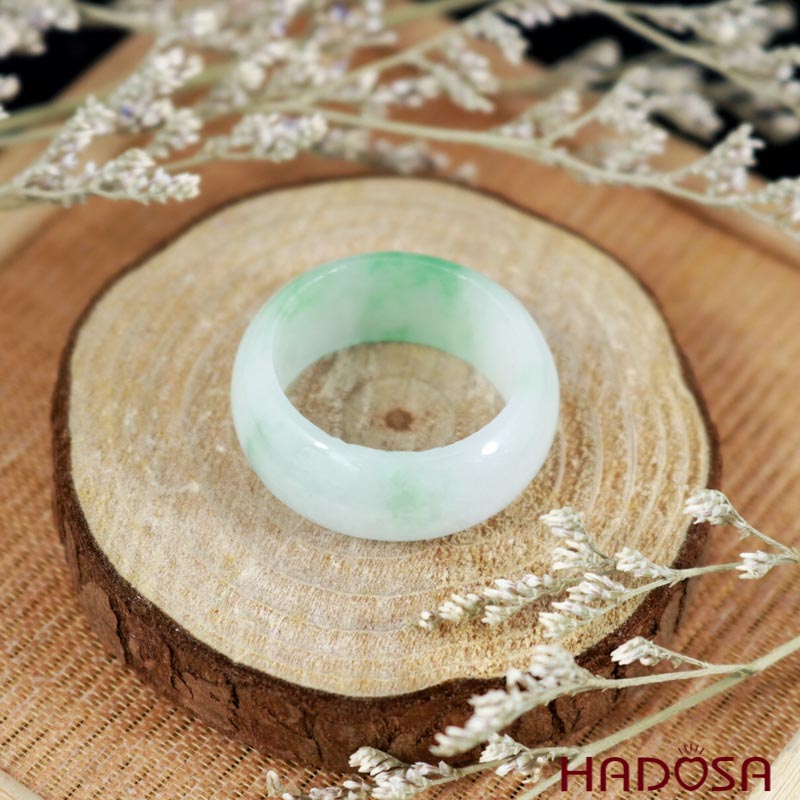 Nhẫn Cẩm Thạch xanh lý size 26