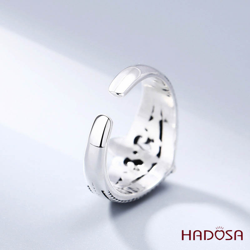 Nhẫn ngón út bạc Thái