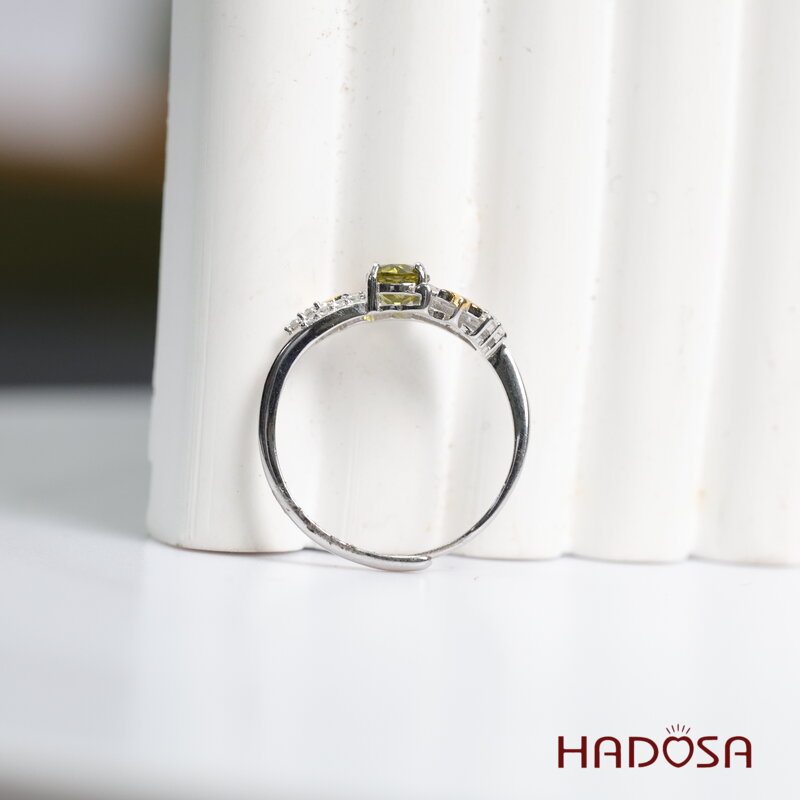 Nhẫn nữ đá Tourmaline 5mm bạc 925